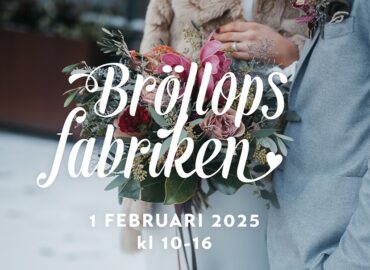 Flyer för bröllopsmässan - Bröllopsfabriken 2025 - Nääs fabriker