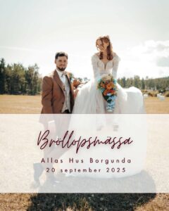 Romantik, inspiration och festplanering – besök bröllopsmässan i Allas Hus, Borgunda den 20 september! 